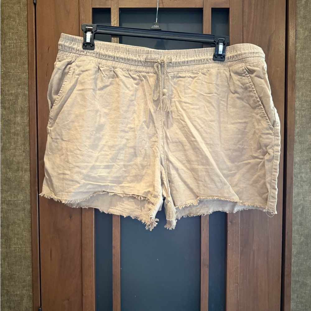 Casual Tan Women's Shorts